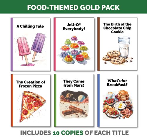 Reading Roundtable® books - Food-themed Gold Pack