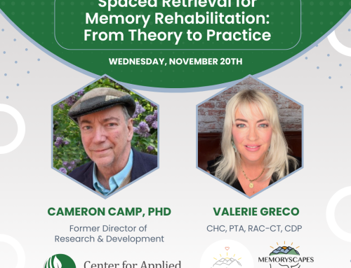 Registration Open for Spaced Retrieval Webinar – November 20th